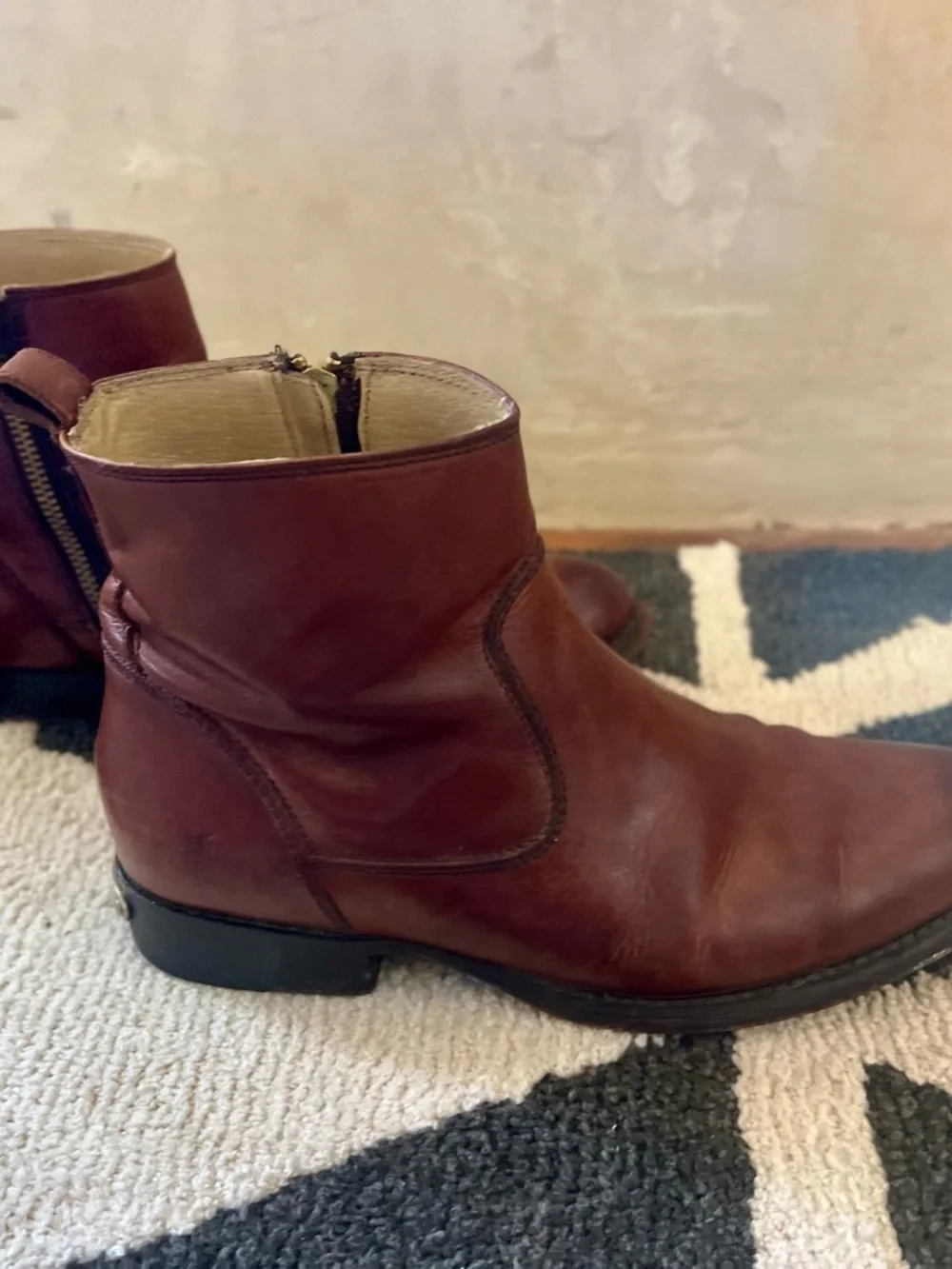 Frye Inside Zip Ankle Boots - Picture 5 of 5